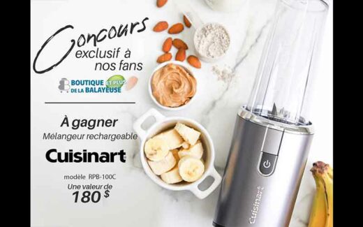 Un mélangeur rechargeable Cuisinart de 180 $