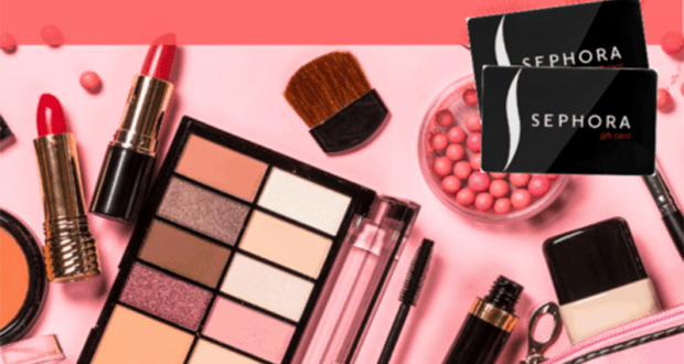 10 cartes-cadeaux Sephora de 10 $