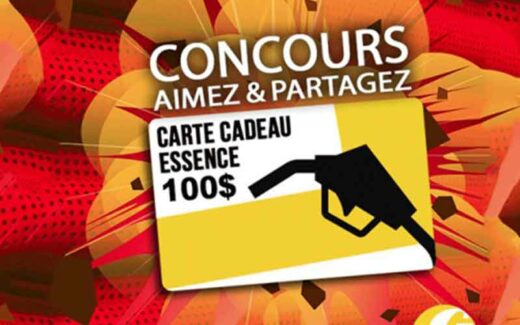 2 cartes-cadeaux de 100 $ d’essence