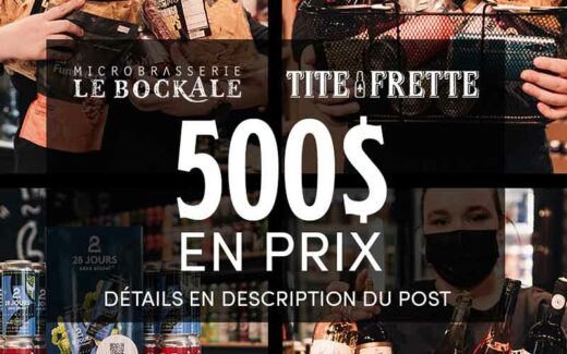 5 cartes prépayées de 100 $ chacune
