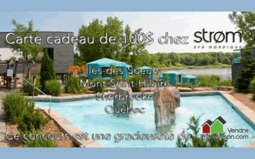 Une carte cadeau STROM SPA NORDIQUE de 100$