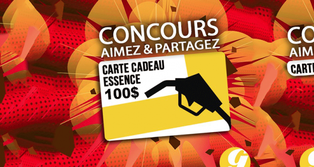 Une carte-cadeau d’essence d’une valeur de 100$