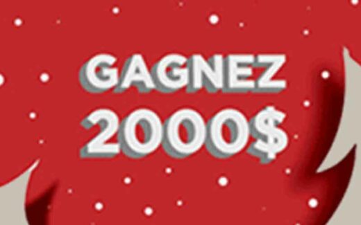 Un chèque de 2000 $