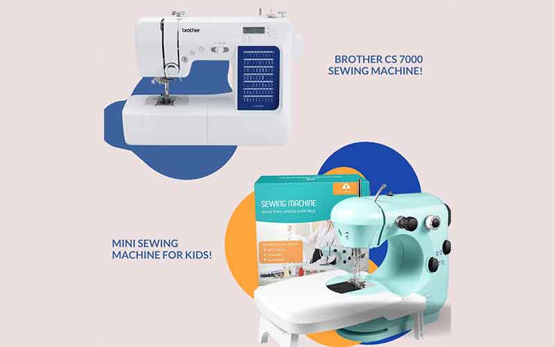 Une machine à coudre de la marque Brother