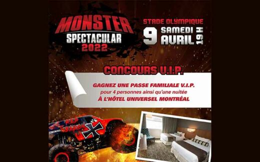 Une nuitée à l’Hôtel Universal Montréal + 4 laissez-passer VIP