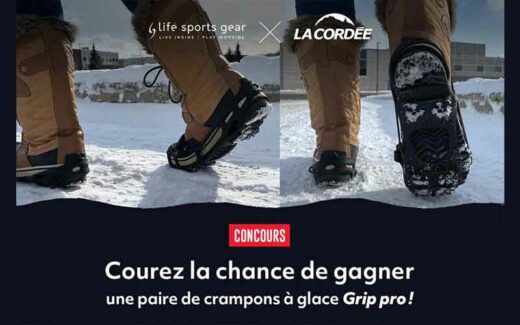 Une paire de crampons à glace Grip Pro