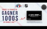 Une carte-cadeau NHLshop de 1000 $