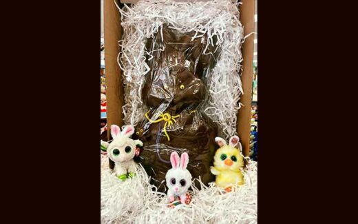 Un immense lapin en chocolat de 5000 grammes