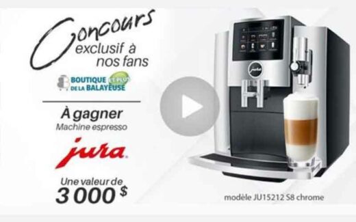 Une machine à espresso Jura couleur Chrome de 3000 $
