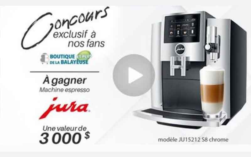 Une machine à espresso Jura couleur Chrome de 3000 $