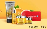 4 paniers de soins Olay (250 $ chacun)