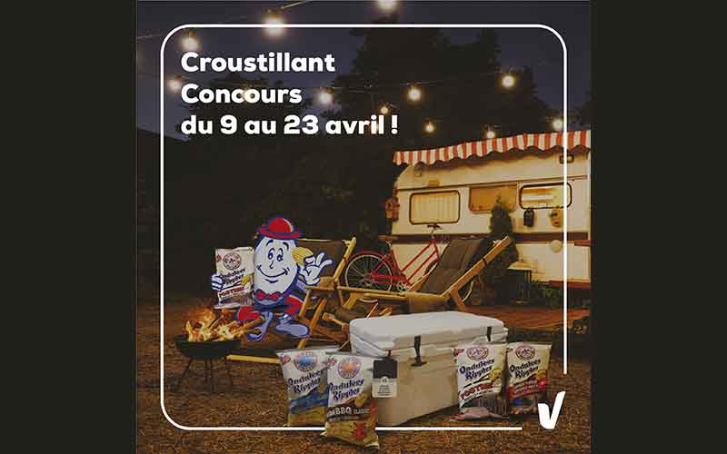 Une glacière remplie de sacs croustilles Humpty Dumpty