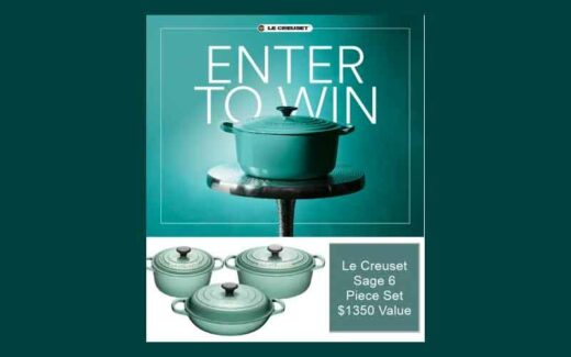 Un ensemble de cuisine Le Creuset de 1350 $