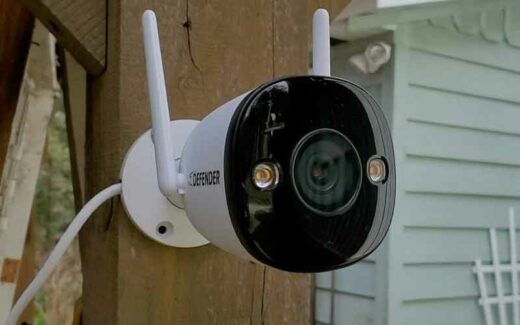 Une caméra de sécurité Wi-Fi Guard Pro 2K Defender