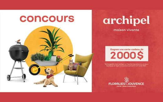 Une carte-cadeau Archipel de 2000 $