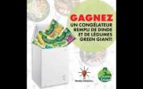 3 congélateurs remplis de légumes Green Giant et de dindon