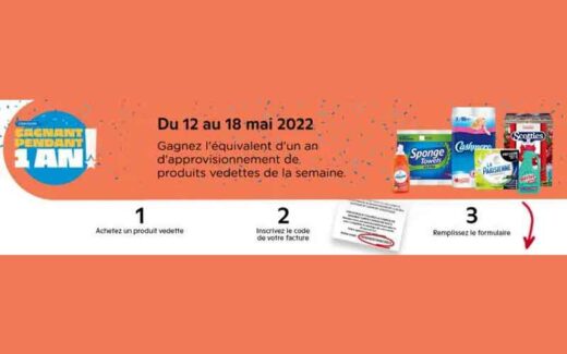 5 x 1 an d’approvisionnement en produits vedettes