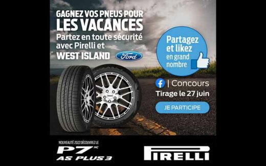 Un ensemble de pneus 4 saisons Pirelli de 1500 $