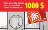 Une Carte-Cadeau Home Hardware de 1000 $