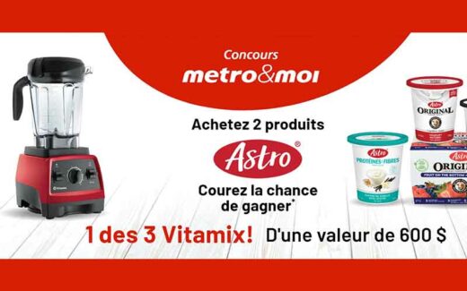 3 mélangeurs Vitamix de 600 $ chacun