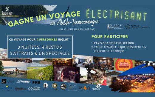 Un voyage électrisant en Abitibi-Témiscamingue