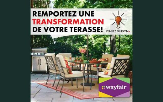 Une carte-cadeau Wayfair de 2500 $