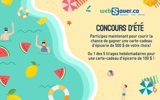 Une carte-cadeau épicerie de 500 $