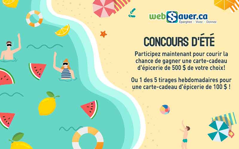 Une carte-cadeau épicerie de 500 $