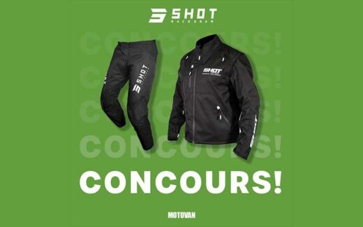 Un kit SHOT RACE GEAR Contact Zip de 335 $