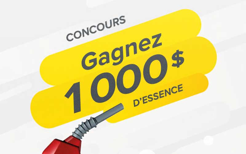 Une carte cadeau Essence de 1000 $