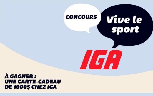 Une carte-cadeau IGA de 1000 $