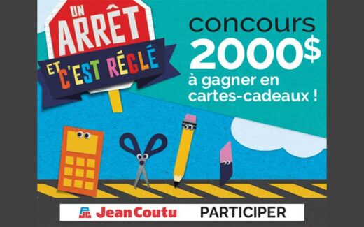 11 cartes cadeaux Jean Coutu de 100$ à 1000 $