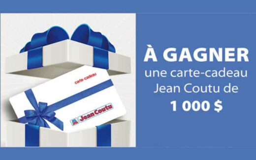 3 certificats cadeaux Jean Coutu de 1000 $ chacun