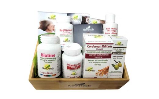 4 paniers cadeaux New Roots Herbal