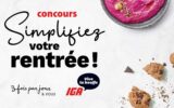 5 cartes-cadeaux IGA de 1000 $ chacune