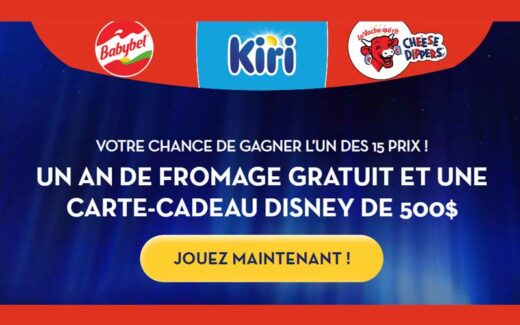 Un an de fromage gratuits (15 gagnants)