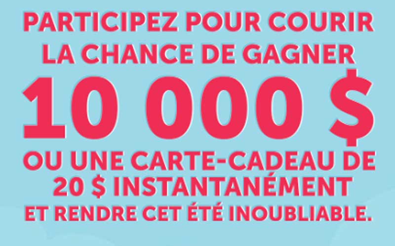 Un chèque de 10000 $