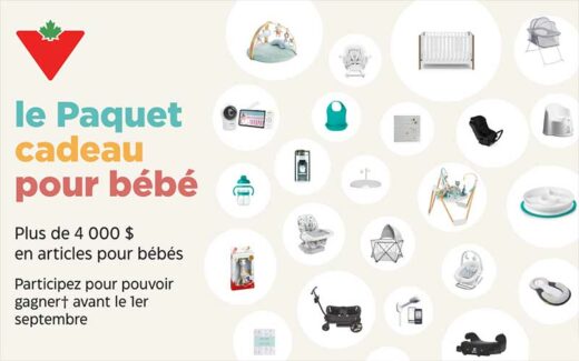 Un paquet cadeau pour bébé (4211 $)