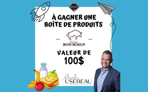 Une boîte la Boutique Bon Boeuf de 100$