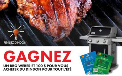 Un BBQ à gaz Weber + 100 $