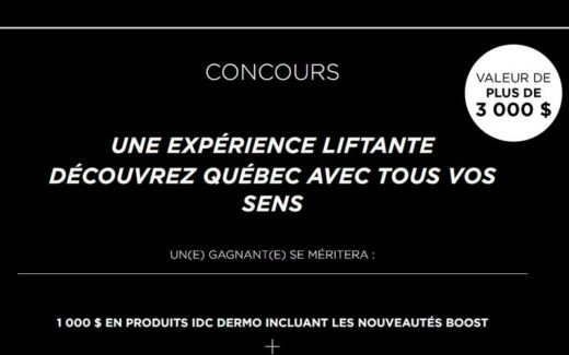 1000 $ en produits IDC Dermo