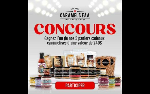 5 paniers-cadeaux Caramels FAA