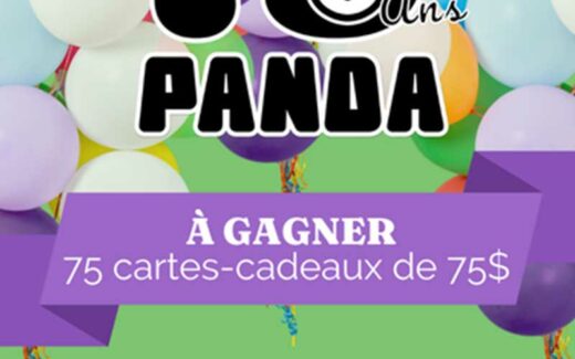 Gagnez 75 Cartes-cadeaux de 75 $