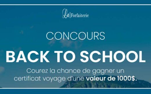 Un certificat voyage d'une valeur de 1000 $