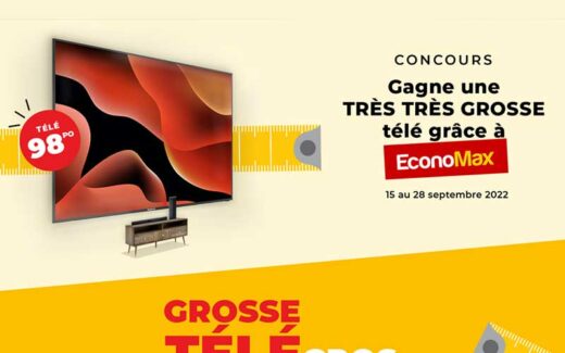 Un Téléviseur 98 pouces RCA (Valeur de 6014 $)