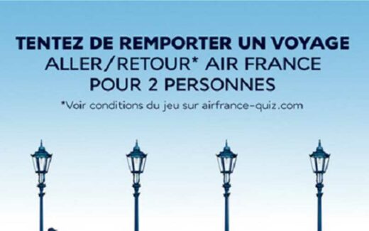 Un voyage aller-retour pour 2 personnes à PARIS