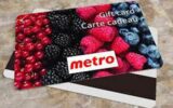 2 cartes-cadeaux Metro de 250 $