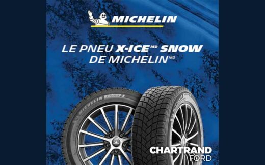 4 pneus d'hiver X-Ice SNOW de MICHELIN de 1000 $