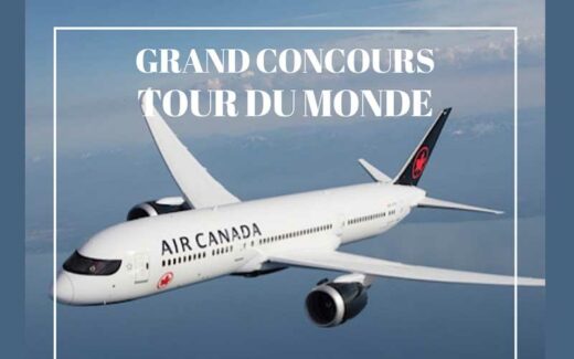 Une carte-cadeau Air Canada de 2000 $