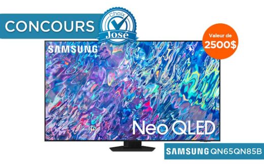 Un téléviseur 65 pouces Neo QLED Samsung (2500 $)